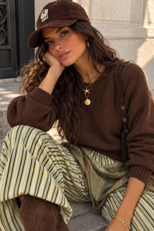 Phoebe Kuşaklı şalvar pantolon